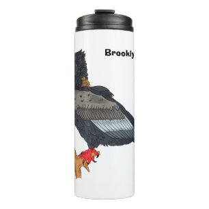 Bateleur Eagle Illustration Thermosbecher