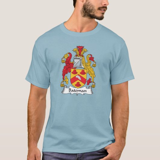 Bateman Familienwappen T-Shirt (Vorderseite)