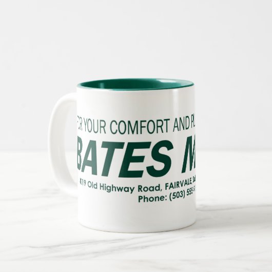 Bates Motel Kaffee Tasse (Vorderseite Links)