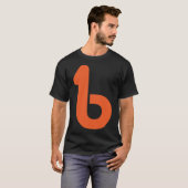 BateWorld Logo Orange Classic T - Shirt (Vorne ganz)