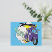Batgirl Cycle Postkarte (Stehend Vorderseite)