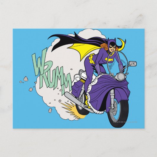 Batgirl Cycle Postkarte (Vorderseite)