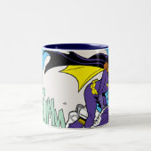 Batgirl Cycle Zweifarbige Tasse (Mittel)