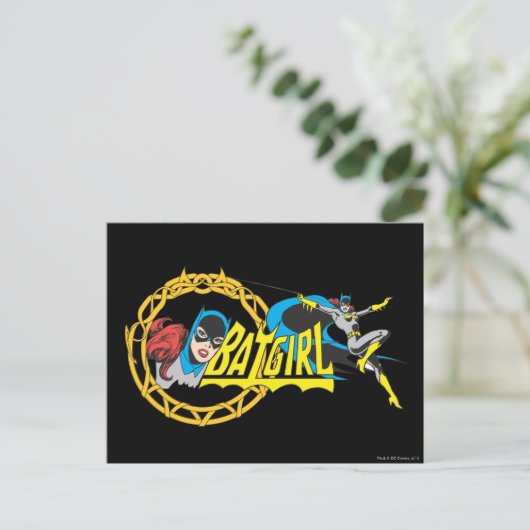 Batgirl Display Postkarte (Stehend Vorderseite)