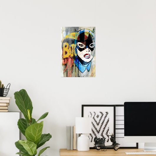 Batgirl Head Poster (Heimbüro)