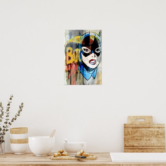 Batgirl Head Poster (Küche)