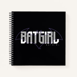 Batgirl Hi-Tech Name Grafik Notizblock