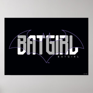 Batgirl Hi-Tech Name Grafik Poster