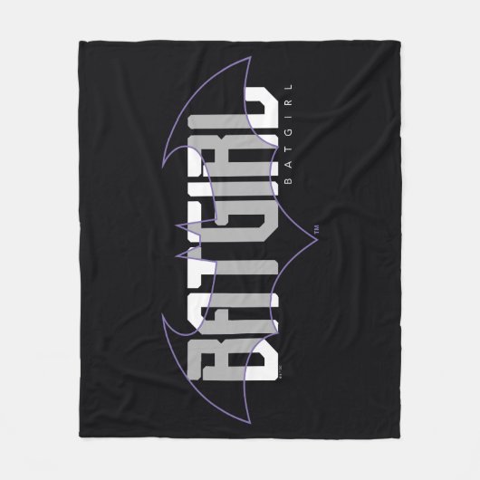 Batgirl Hi-Tech Name Graphic Fleecedecke (Vorderseite)