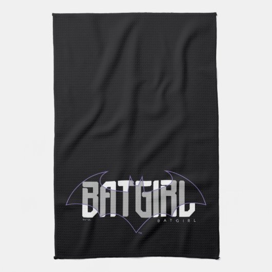 Batgirl Hi-Tech Name Graphic Geschirrtuch (Vertikal)