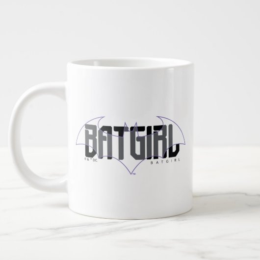 Batgirl Hi-Tech Name Graphic Jumbo-Tasse (Links)