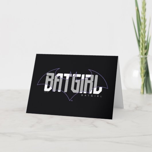 Batgirl Hi-Tech Name Graphic Karte (Vorderseite)