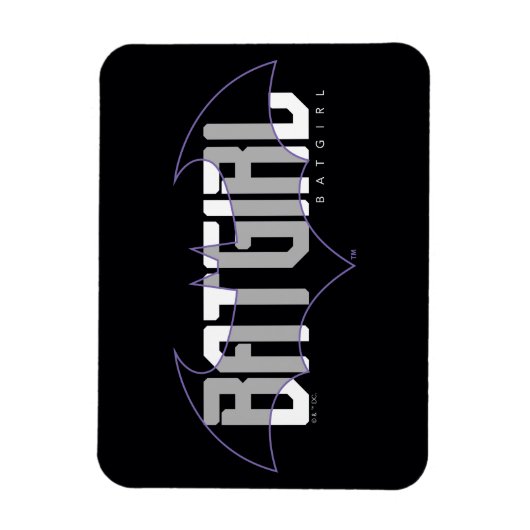 Batgirl Hi-Tech Name Graphic Magnet (Vertikal)