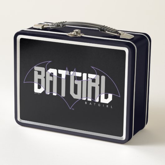 Batgirl Hi-Tech Name Graphic Metall Brotdose (Vorderseite)