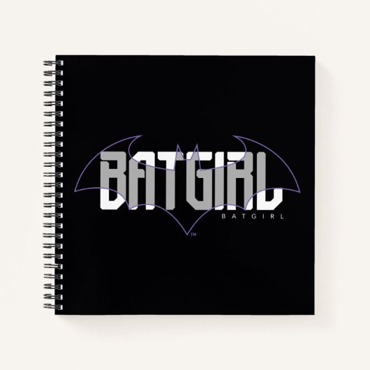 Batgirl Hi-Tech Name Graphic Notizblock (Vorderseite)