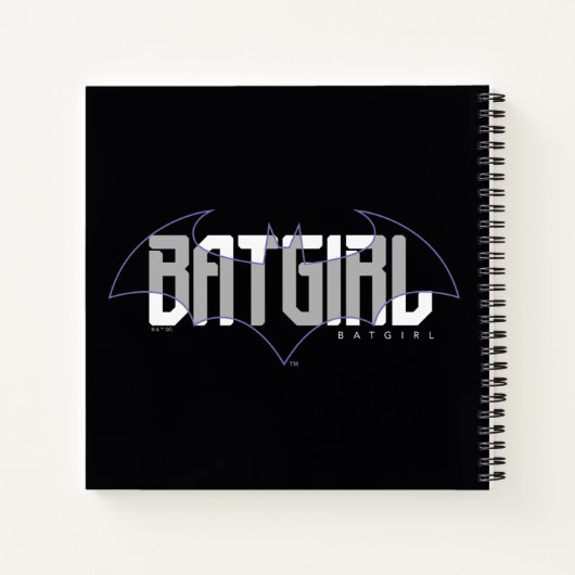 Batgirl Hi-Tech Name Graphic Notizblock (Rückseite)