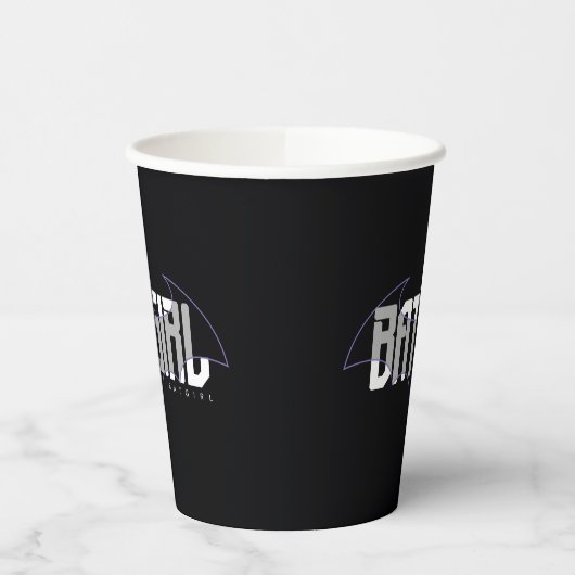 Batgirl Hi-Tech Name Graphic Pappbecher (Links)