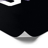 Batgirl Hi-Tech Name Graphic Poster (Ecke)