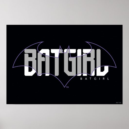 Batgirl Hi-Tech Name Graphic Poster (Vorne)