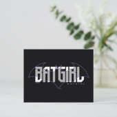 Batgirl Hi-Tech Name Graphic Postkarte (Stehend Vorderseite)