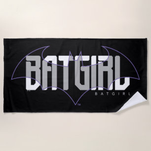 Batgirl Hi-Tech Name Graphic Strandtuch