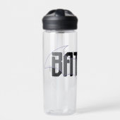 Batgirl Hi-Tech Name Graphic Trinkflasche (Vorderseite)