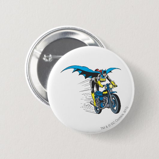 Batgirl im Batcycle Button (Vorne & Hinten)