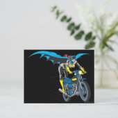 Batgirl im Batcycle Postkarte (Stehend Vorderseite)