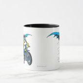 Batgirl im Batcycle Tasse (Zentrum)