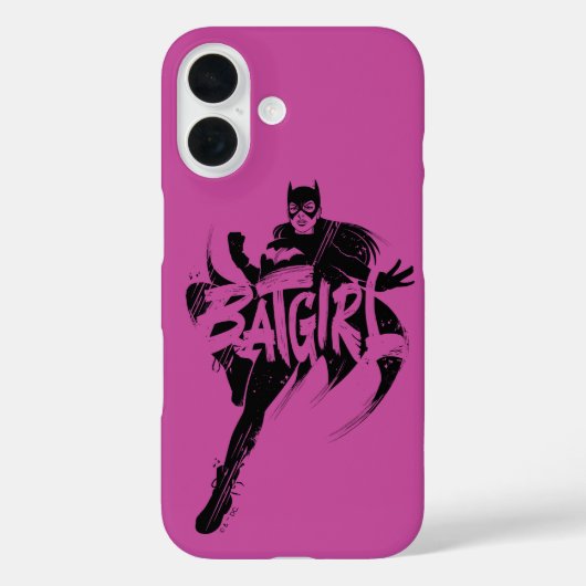Batgirl Ink Brush Name Case-Mate iPhone Hülle (Rückseite)