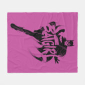 Batgirl Ink Brush Name Fleecedecke (Vorderseite (Horizontal))