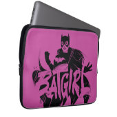Batgirl Ink Brush Name Laptopschutzhülle (Vorne Rechts)
