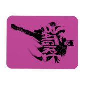 Batgirl Ink Brush Name Magnet (Horizontal)