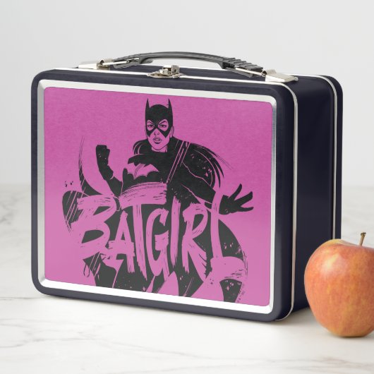 Batgirl Ink Brush Name Metall Brotdose (Beispiel)