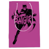 Batgirl Ink Brush Name Mittlere Geschenktüte (Vorderseite)