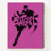 Batgirl Ink Brush Name Notizblock (Rückseite)