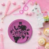 Batgirl Ink Brush Name Pappteller (Party)