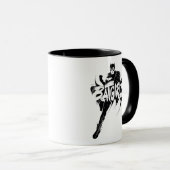 Batgirl Ink Brush Name Tasse (VorderseiteRechts)