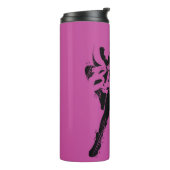 Batgirl Ink Brush Name Thermosbecher (Nach links gedreht)