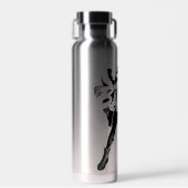 Batgirl Ink Brush Name Trinkflasche (Vorne)
