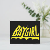 Batgirl-Logo Postkarte (Stehend Vorderseite)