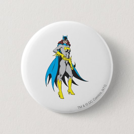 Batgirl-Posen Button (Vorderseite)