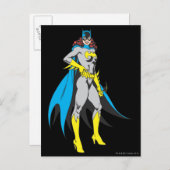 Batgirl-Posen Postkarte (Vorne/Hinten)