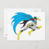 Batgirl Runs Postkarte (Vorne/Hinten)