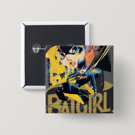 Batgirl Swinging Kick Button (Vorne & Hinten)