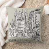 Bath Abbey, Bath, England Kissen (Decke)