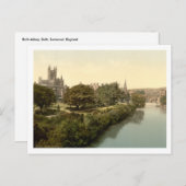 Bath Abbey, Bath, Somerset, England Postkarte (Vorne/Hinten)