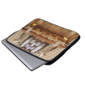 Bath Abbey England Pipe Organ Laptopschutzhülle (Vorne Knopf)