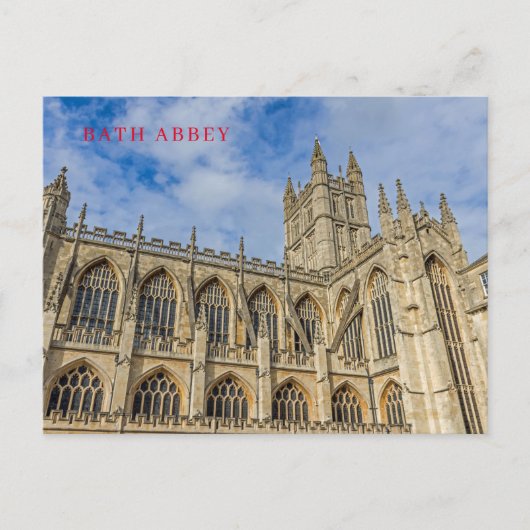 Bath Abbey View Postkarte (Vorderseite)