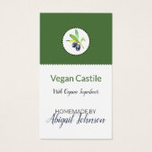 Bath & Body Soap Packaging Olive Oil Gift Tag (Vorderseite)